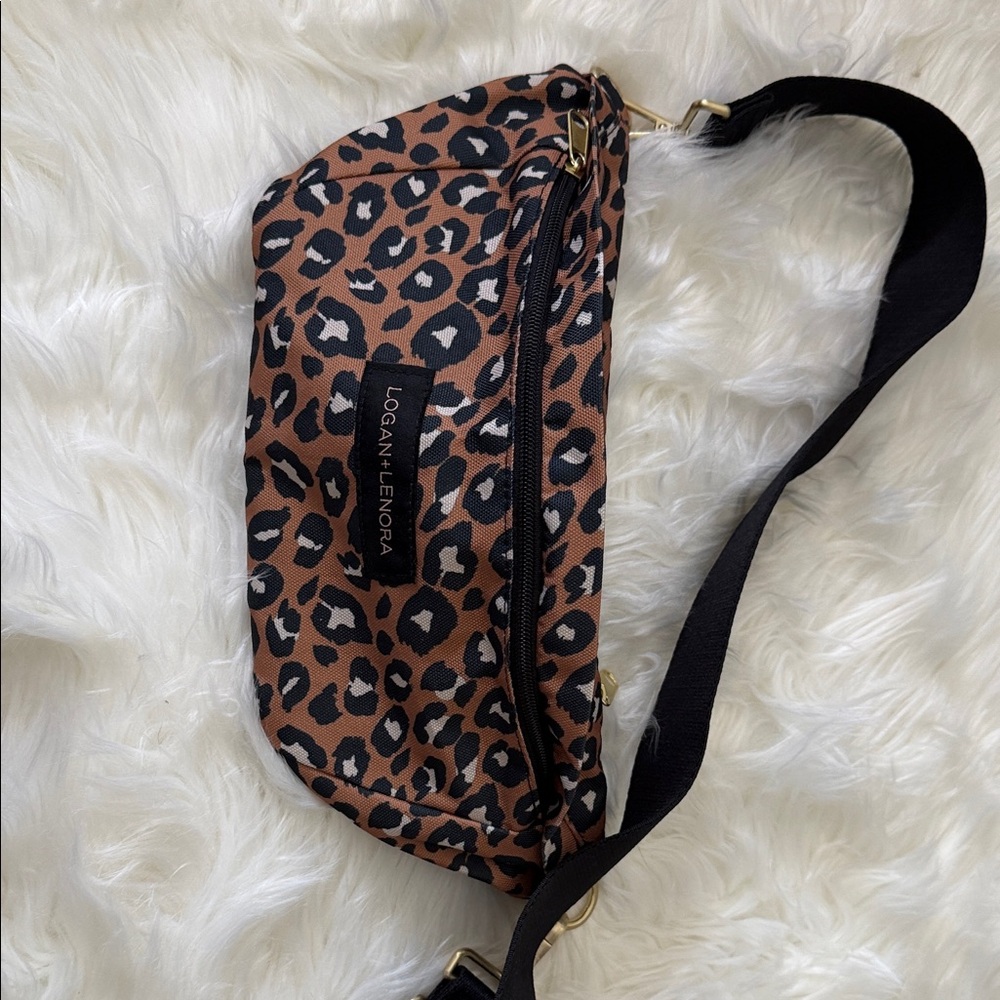 Leopard Print Crossbody Bag